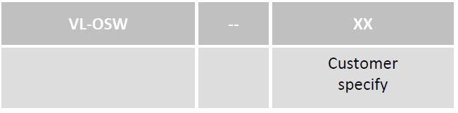 VL-OSW Optical Switch_Ordering Information